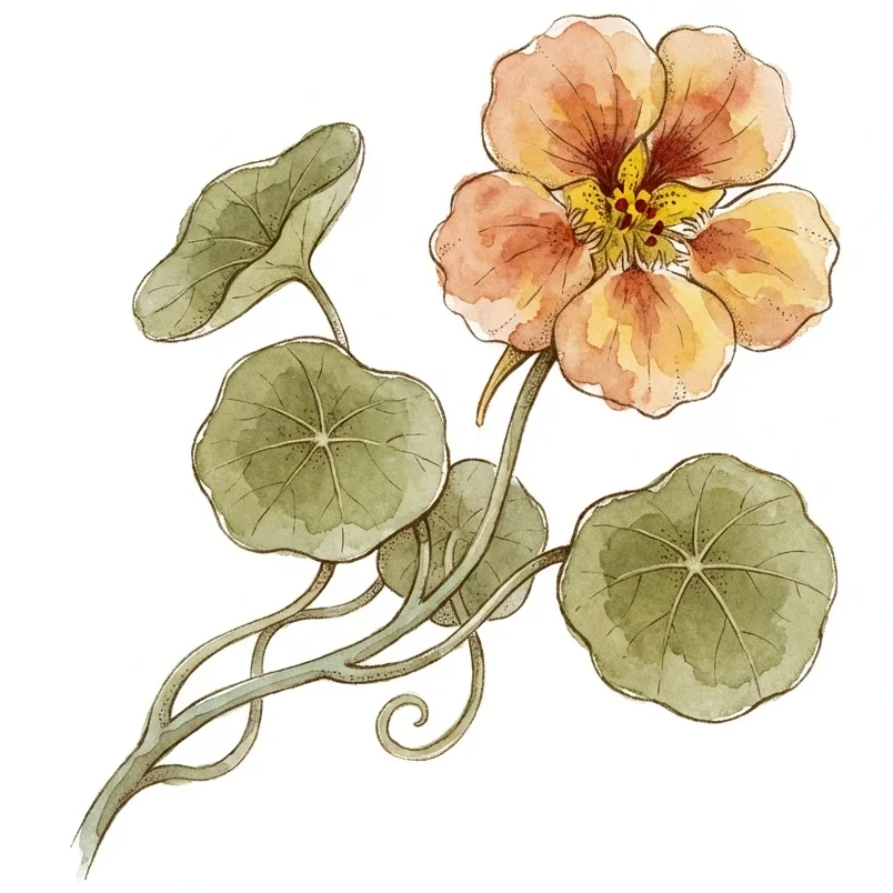 Nasturtium Flower